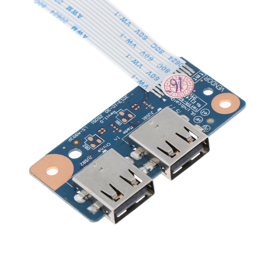 USB Board w/ Ribbon Cable for HP Pavilion 15--G 15- G3 LS-A993P