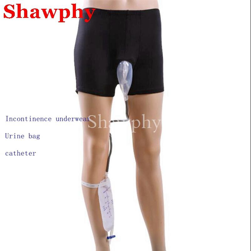 Di Động Rò Rỉ Chống Pee Túi Nam Nam Nước Tiểu Túi Đeo Mềm Không Tự Chủ Quần Tã Người Lớn