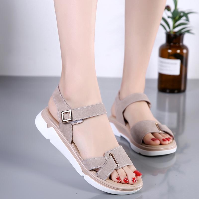Giày Xăng Đan Đế Mềm Thời Trang Mùa Hè Cho Nữ