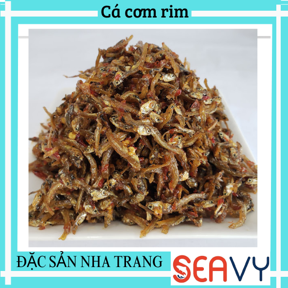 Đặc Sản Nha Trang -Cá Cơm Rim, Cay Cay Xốp Giòn, Seavy Hộp 500g