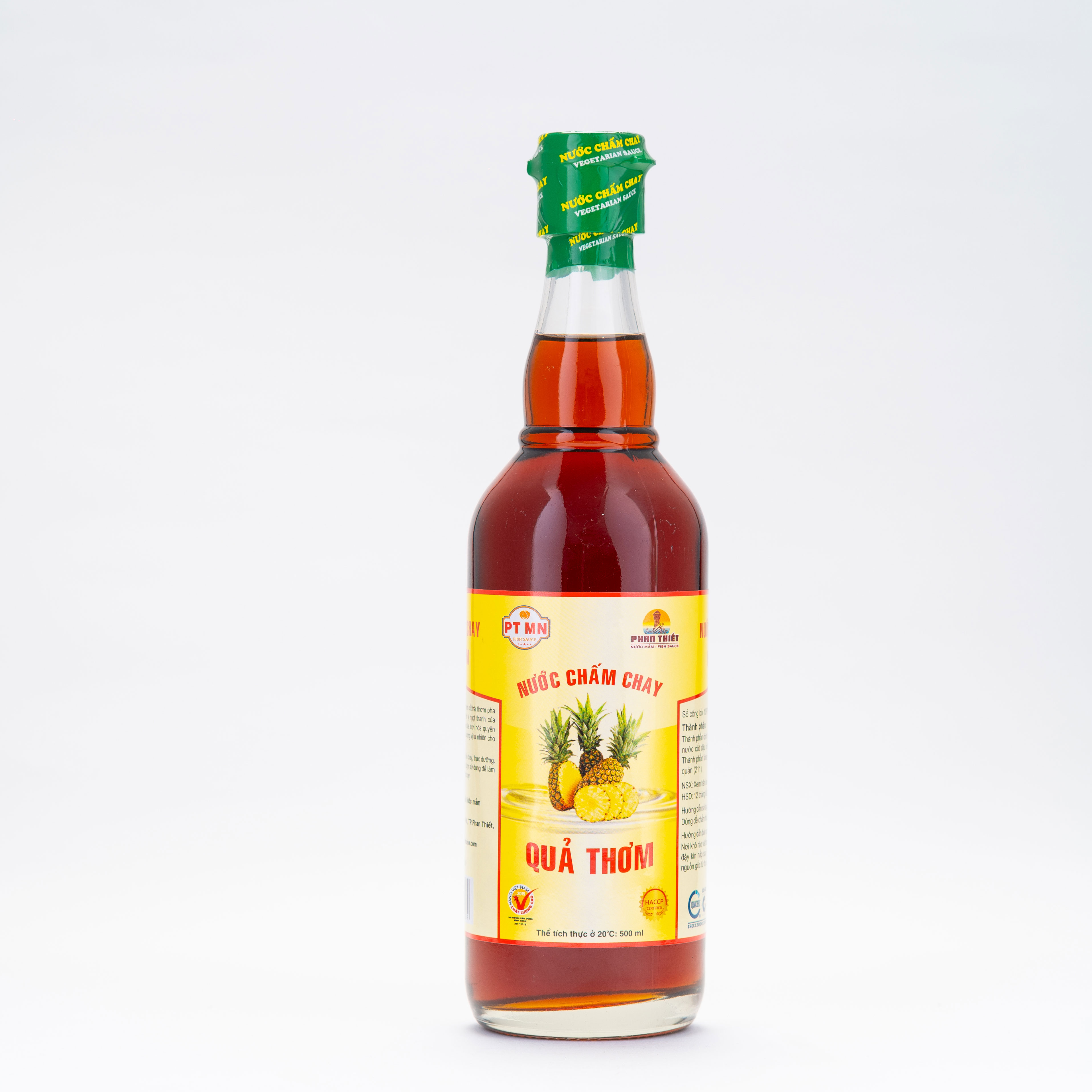 Nước Chấm Chay Cao Cấp Quả Thơm Phan Thiết Mũi Né - Chai Thuỷ Tinh 500ml.