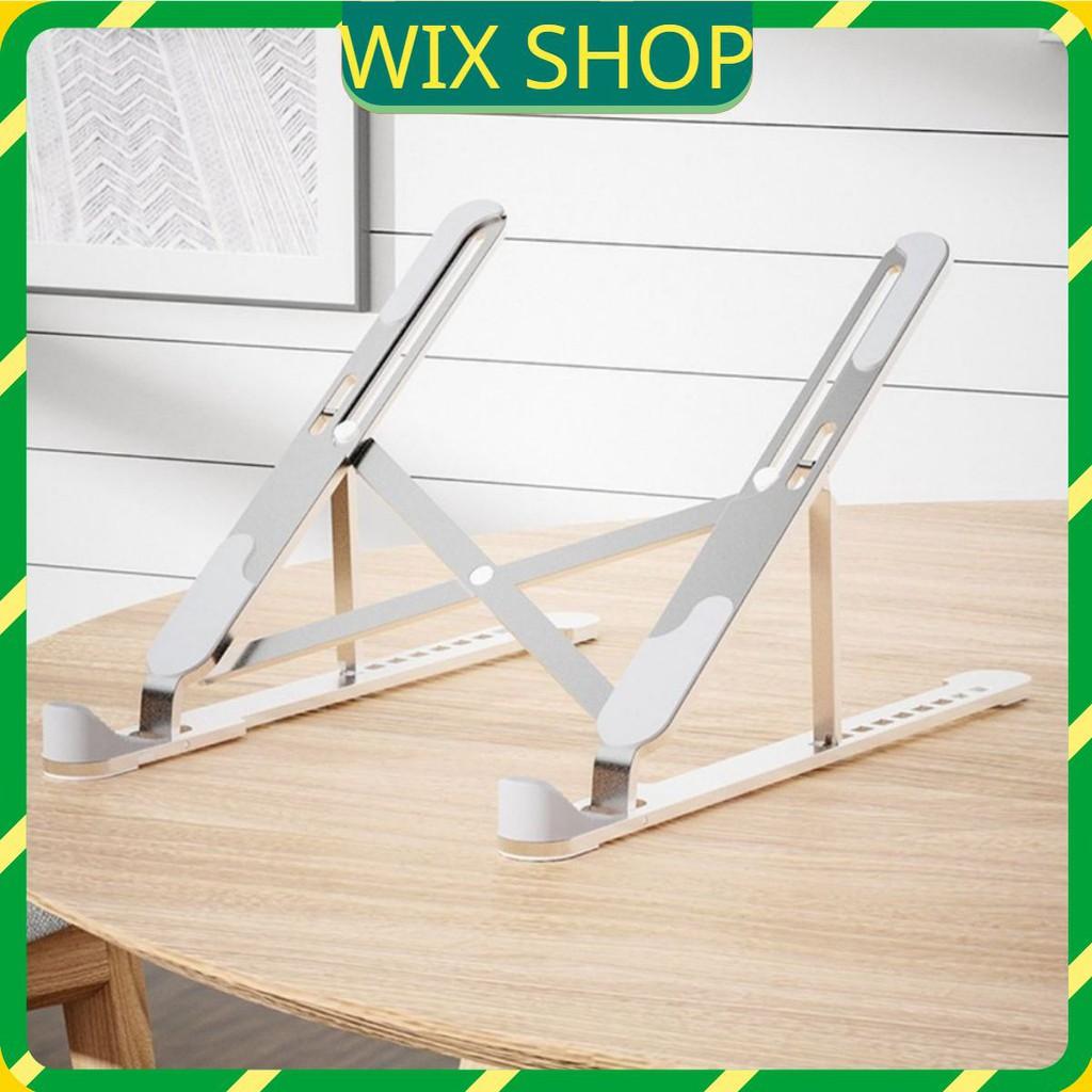 Giá đỡ Laptop , MacBook, Ipad Ultrabook , stan nhôm điều chỉnh độ cao , chống mỏi cổ, hỗ trợ tản nhiệt, dễ gấp gọn
