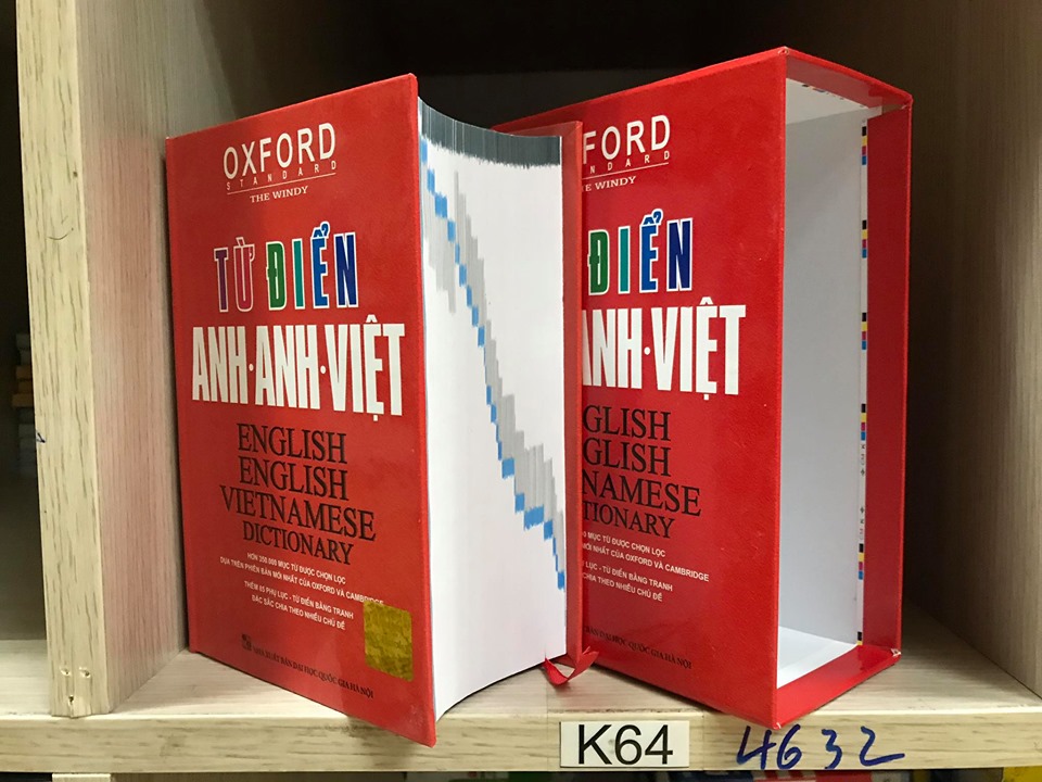 Hình ảnh Từ điển Oxford Anh Anh Việt ( bìa đỏ hộp )( tái bản mới nhất  2020 kt)