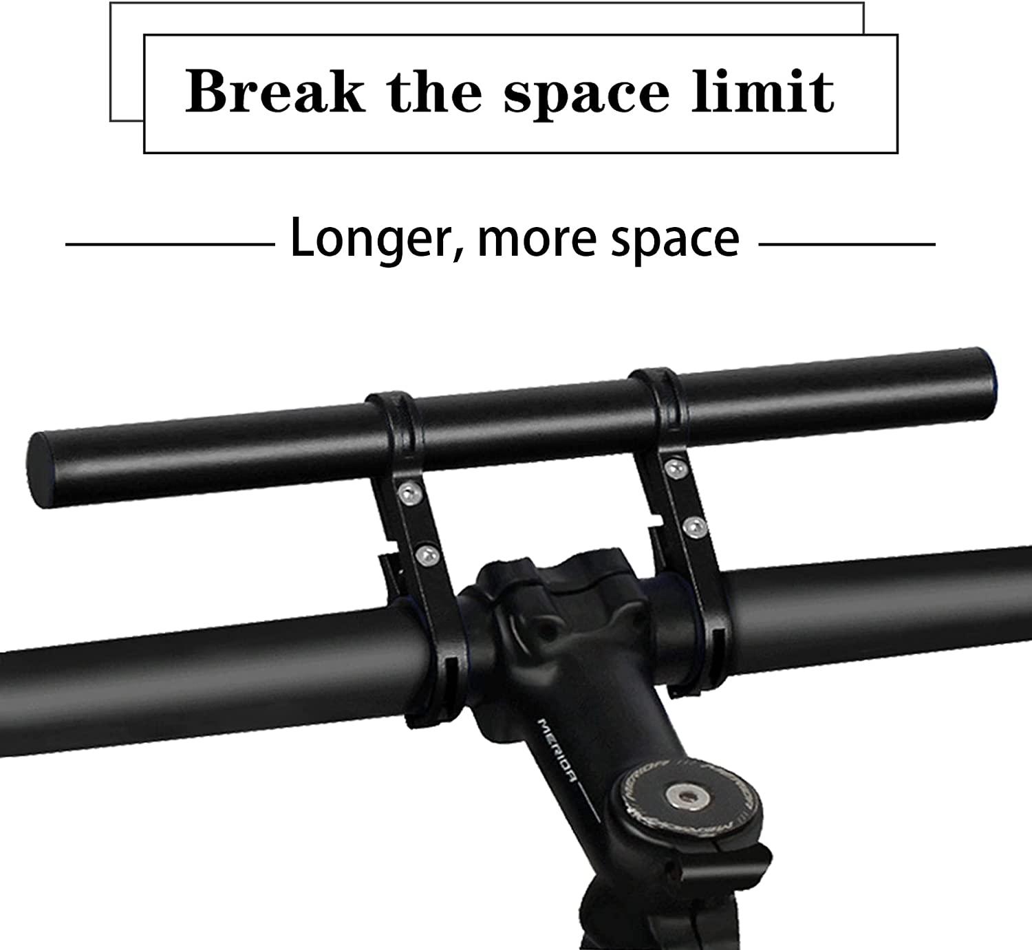 Xe đạp Xe đạp Tay lái đôi Thanh mở rộng Mở rộng, 11,8" Hợp kim nhôm Phụ kiện Giá đỡ dài SUPER