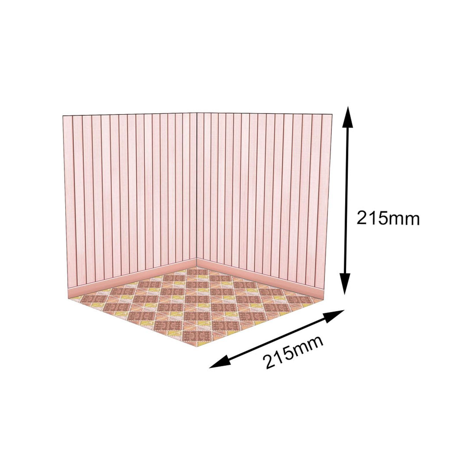 2x 1:12 Dollhouse Display Board Miniature Background Board for Adults Unisex