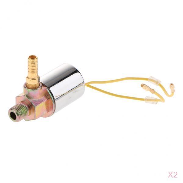 2x 1/4" Car   Truck Air  Electric Solenoid Valve Heavy Duty