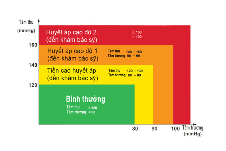 Máy đo huyết áp bắp tay kỹ thuật số Tiếng Việt MAXVI - Đọc chỉ số và phân độ huyết áp theo WHO