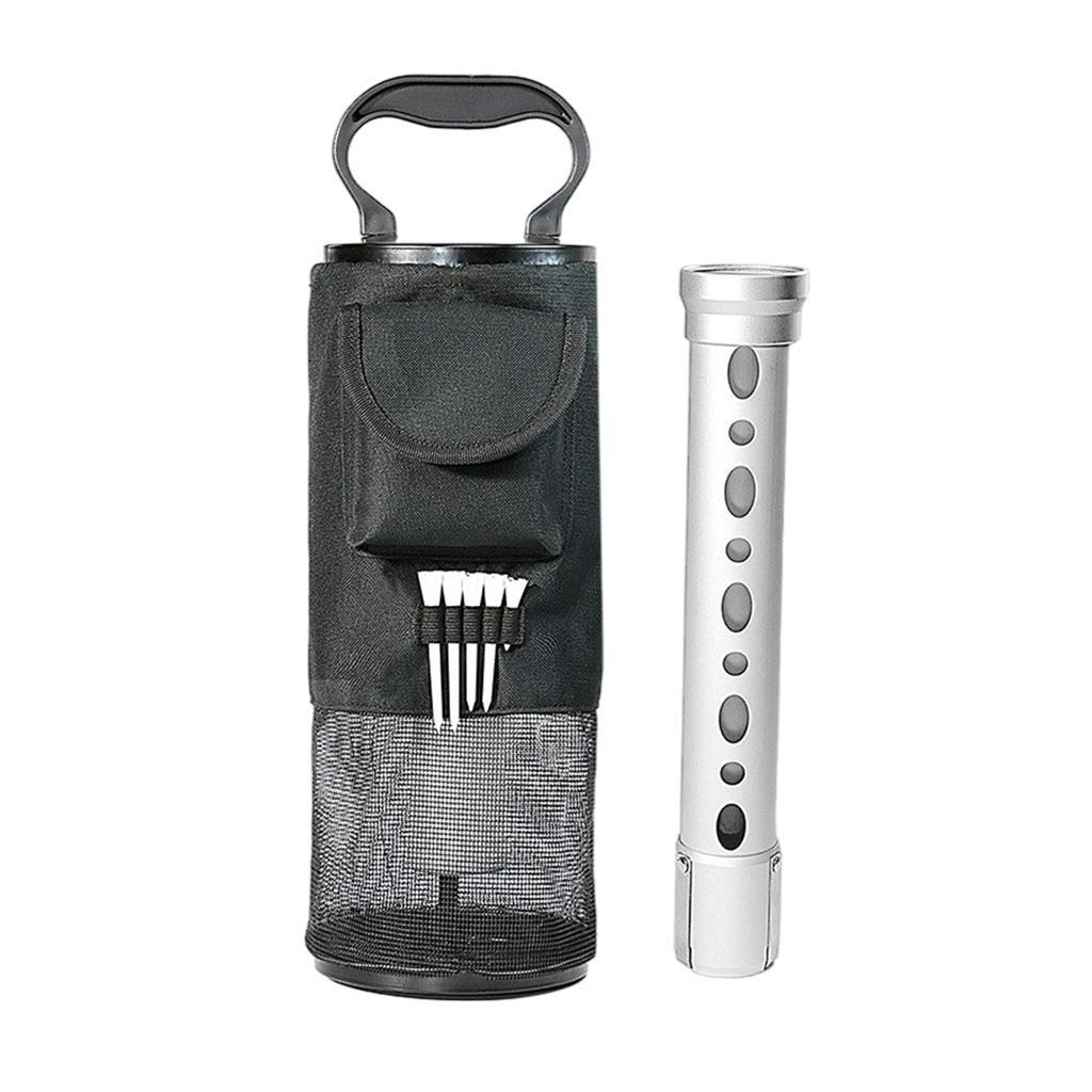 Golf Ball Picker Retriever Pocket Portable Pick Up Golf Ball Storage Bag