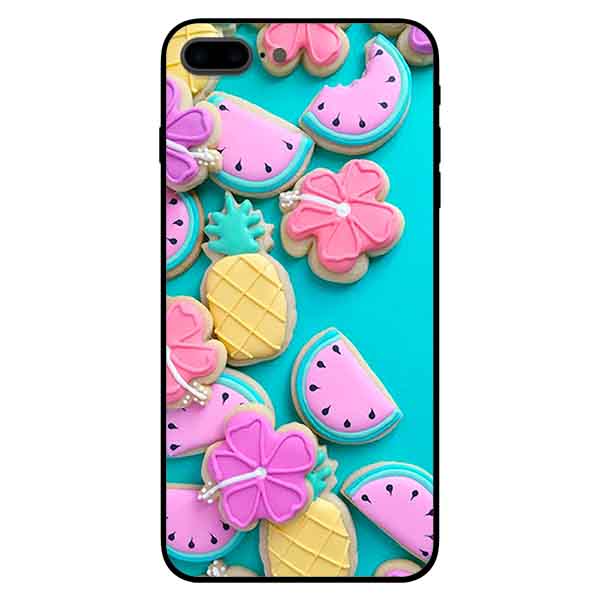 Ốp in cho iPhone 7 Plus / 8 Plus mẫu  Bánh Quy Sắc Hồng