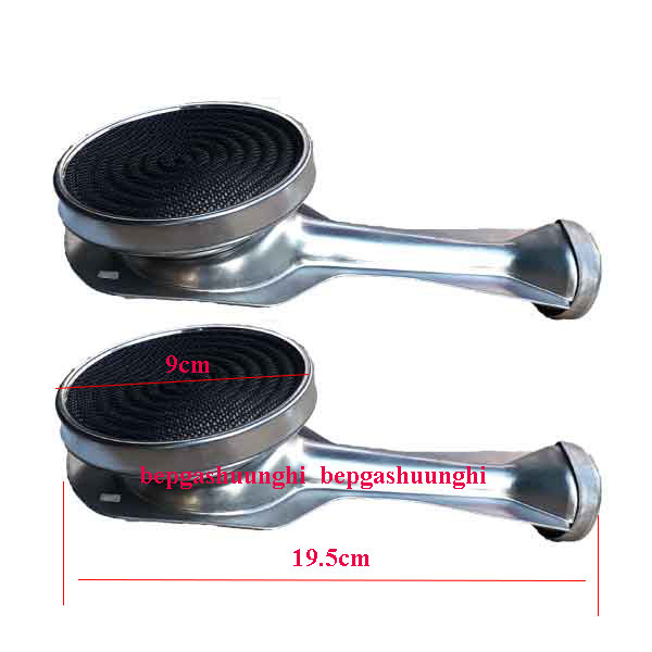 Bộ điếu inox hồng ngoại fi90mm, thay thế cho các dòng bếp hồng ngoại cùng kích thước ( đen ) - Hàng chính hãng