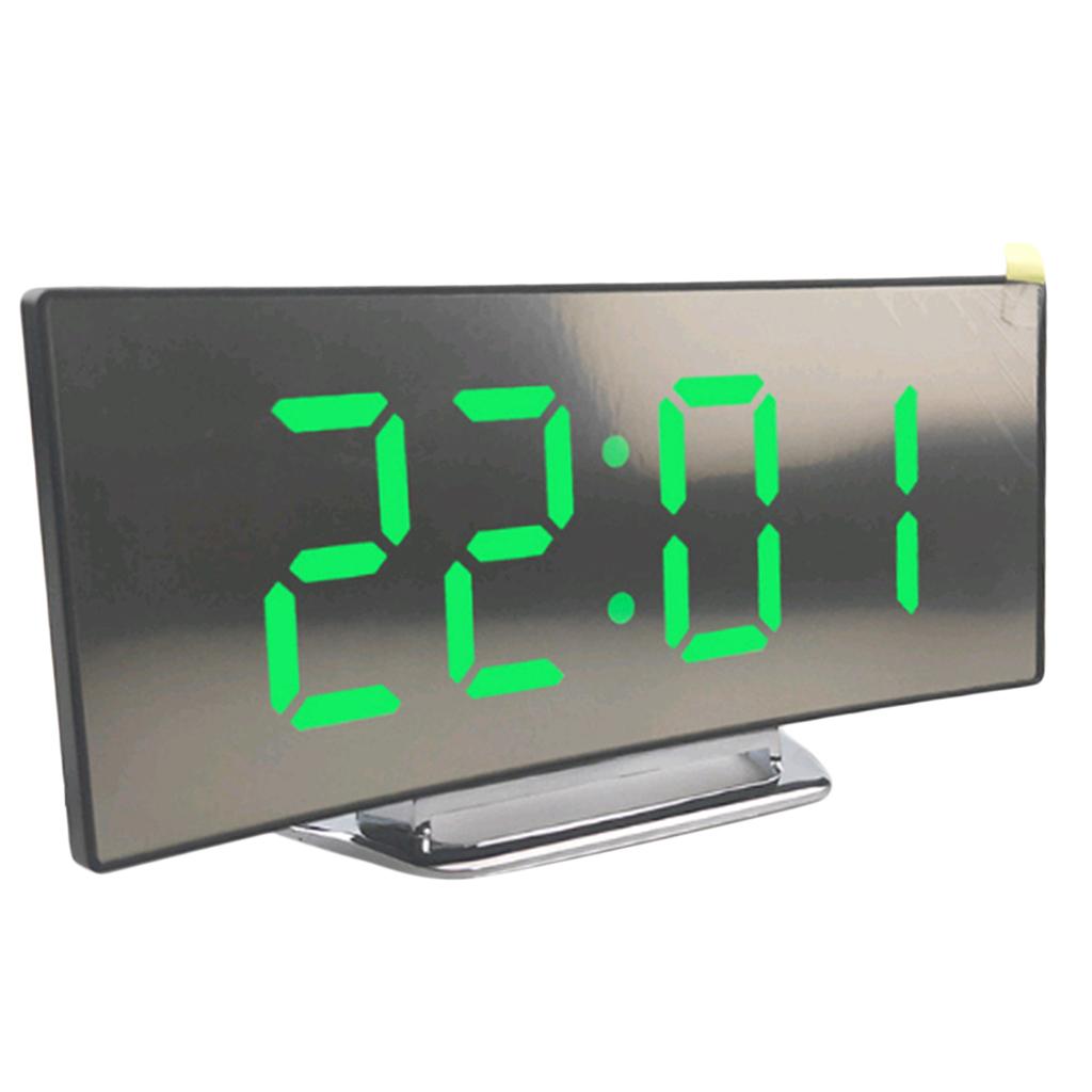 4 Pieces Modern Digital LED Clock Alarm Clock Desktop LED Calendar Clock