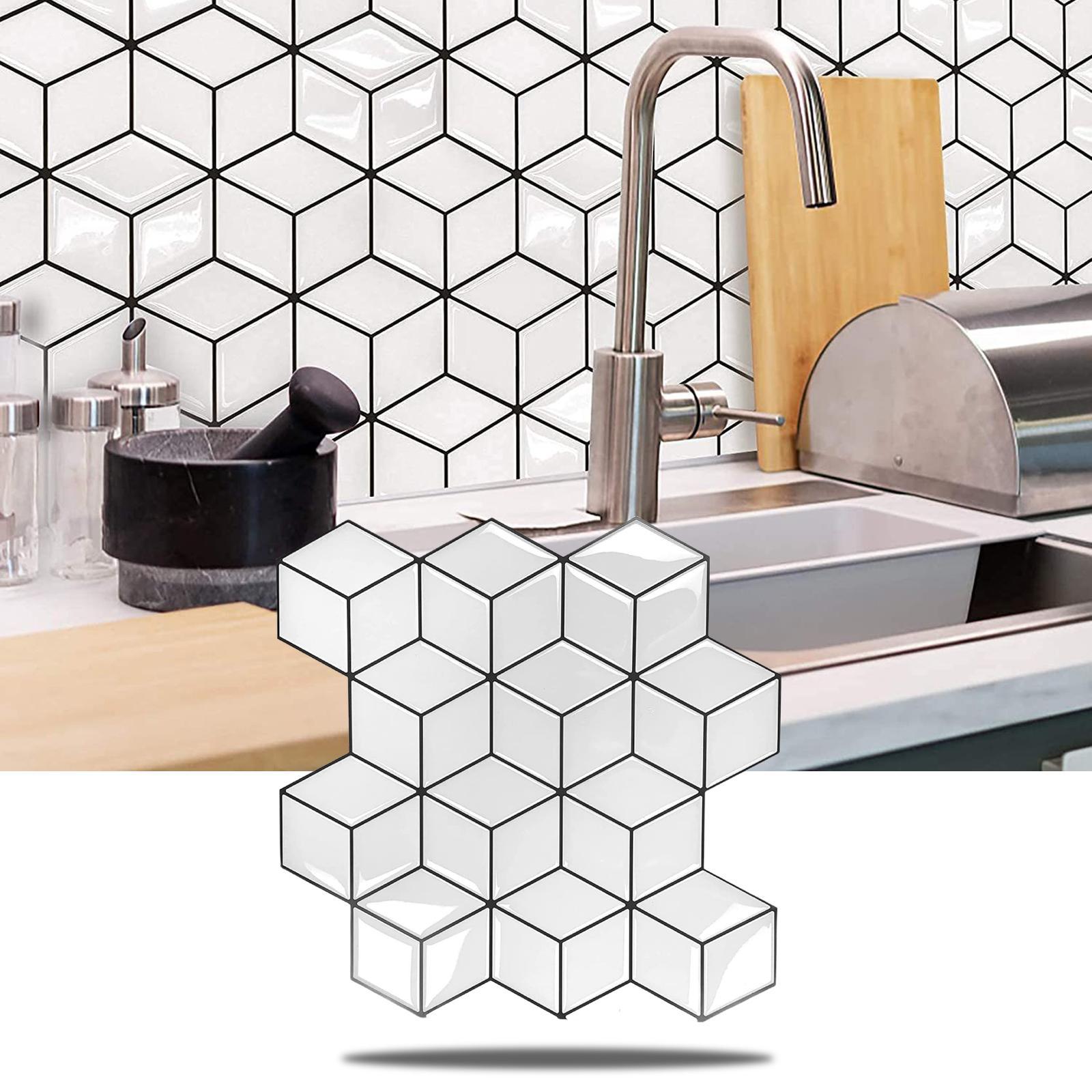 Self Adhesive Wall Sticker Waterproof Wallpaper Panel for Home Kitchen