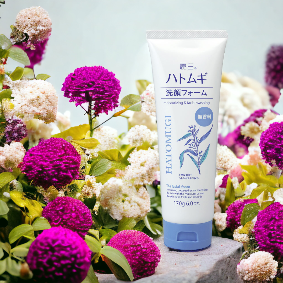 Kumano Sữa Rửa Mặt Dưỡng Sáng Da Ngừa Mụn Hatomugi 170g