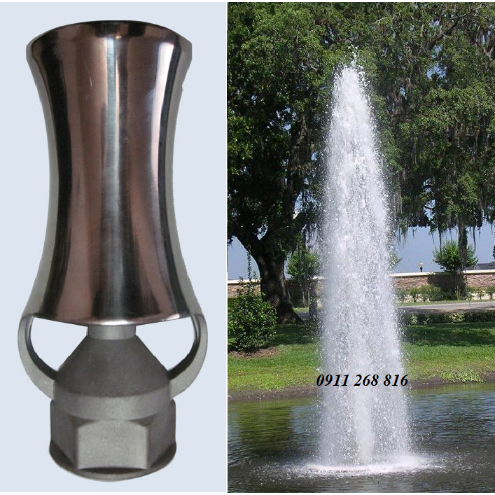 Đầu Phun Nước Hình Cây Thông Phi INOX 27mm