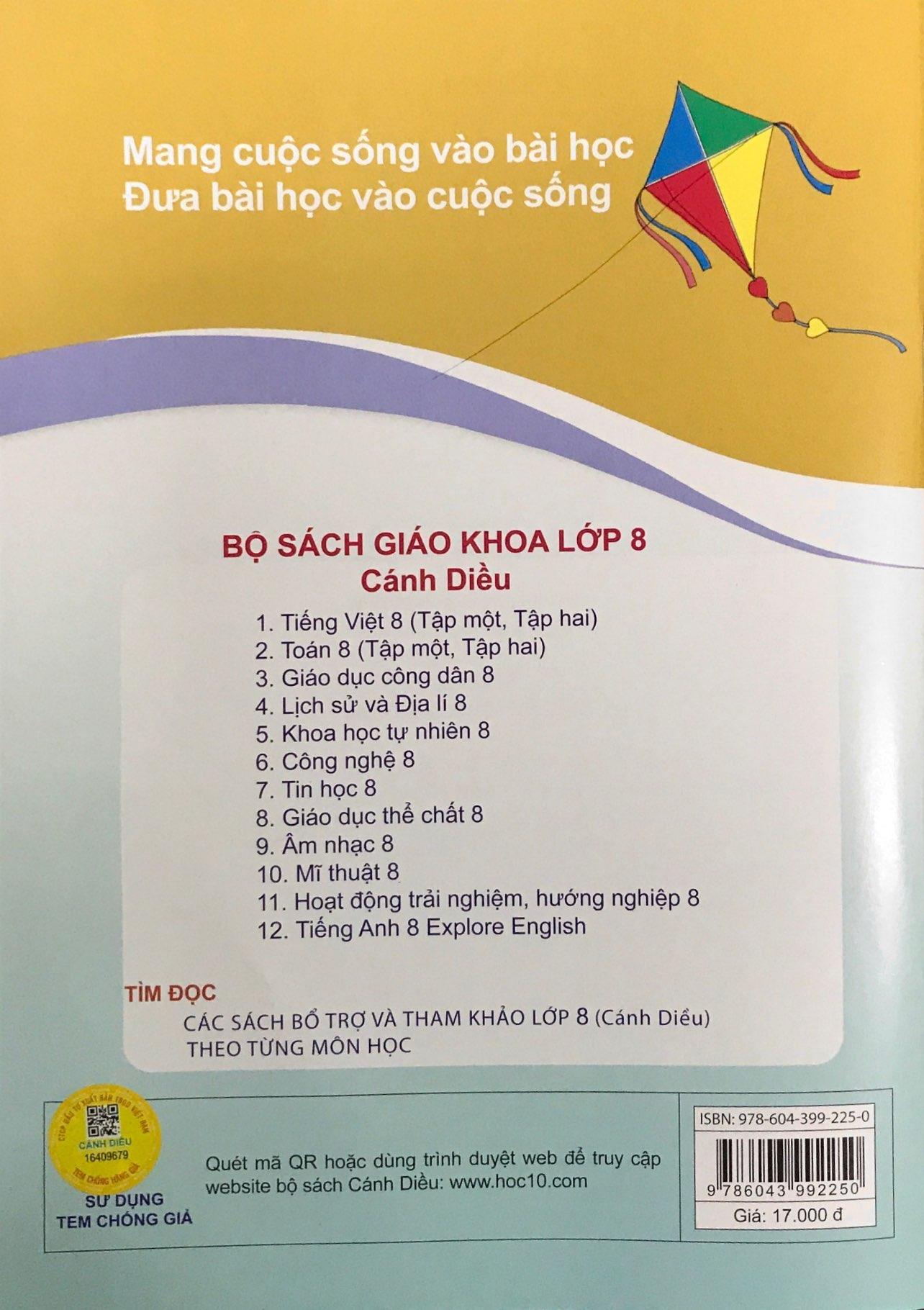 Sách Giáo Khoa Bài Tập Giáo Dục Công Dân 8 (Cánh Diều) (Chuẩn) - ảnh 7