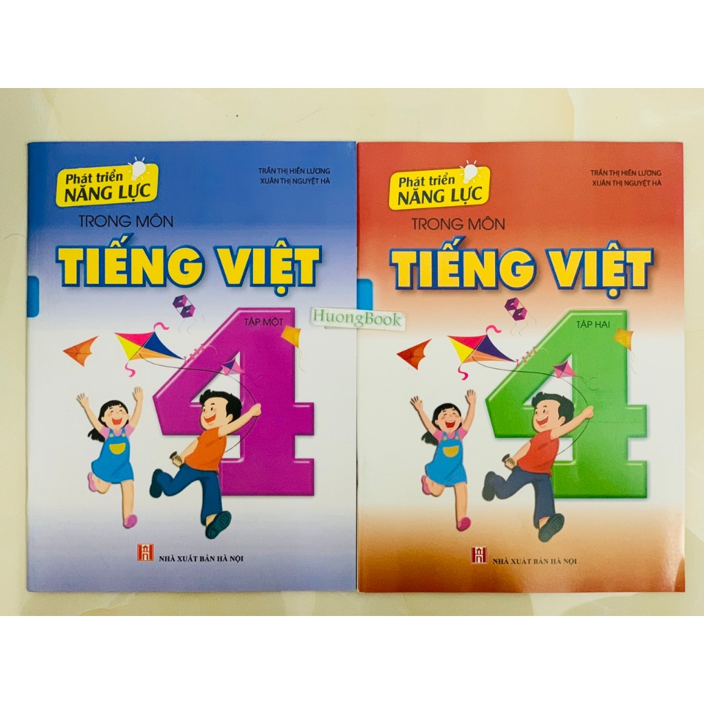 Sách - Combo Phát triển năng lực trong môn Tiếng việt lớp 4 - tập 1 + 2 - BT