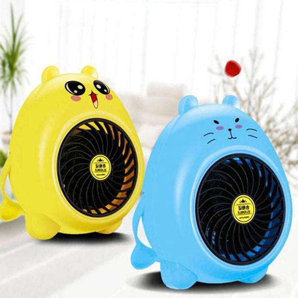 Quạt bàn mini cắm điện hạn chế ồn hình thú ngộ nghĩnh an toàn nhỏ gọn có bảo hành - giao hàng ngẫu nhiên - Hàng Chất Lượng