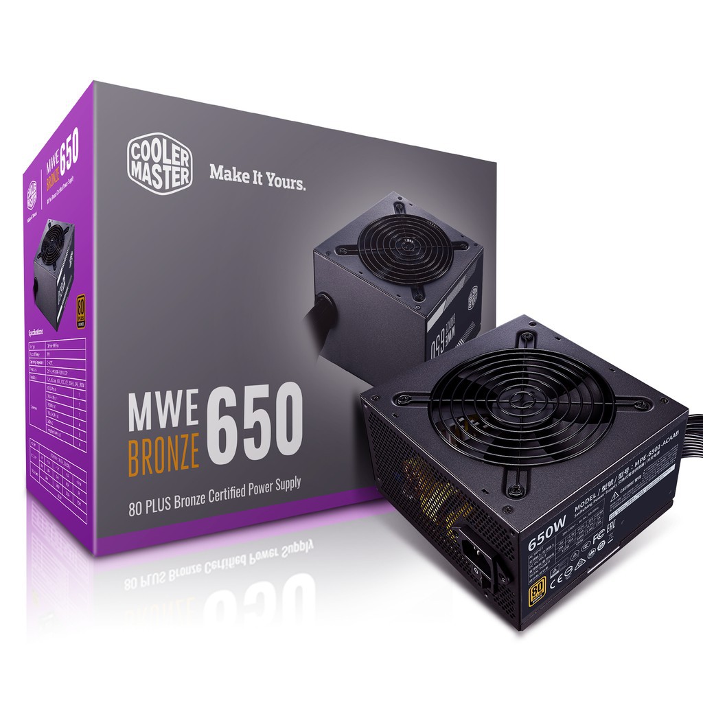 Nguồn Máy Tính Cooler Master MWE White V2-230V ( 650W-700W-750W ) - Hàng Chính Hãng