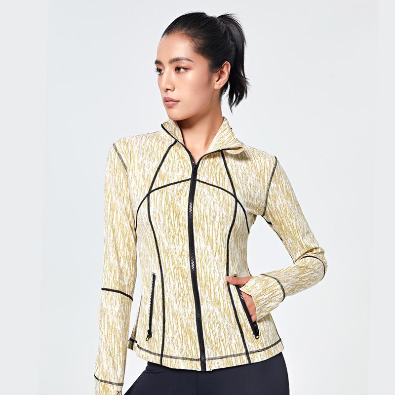 Áo Khoác Nữ Tay Dài Khóa Kéo Thời Trang Thể Thao