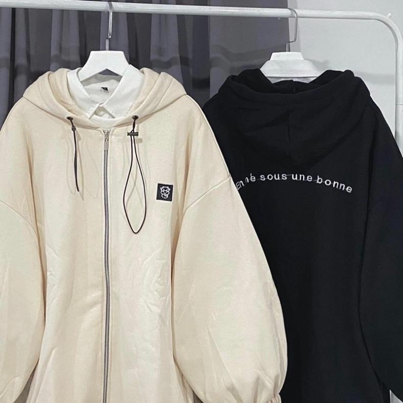 Áo Khoác Nỉ Form Rộng ICON CHÚ BÒ ulzzang unisex