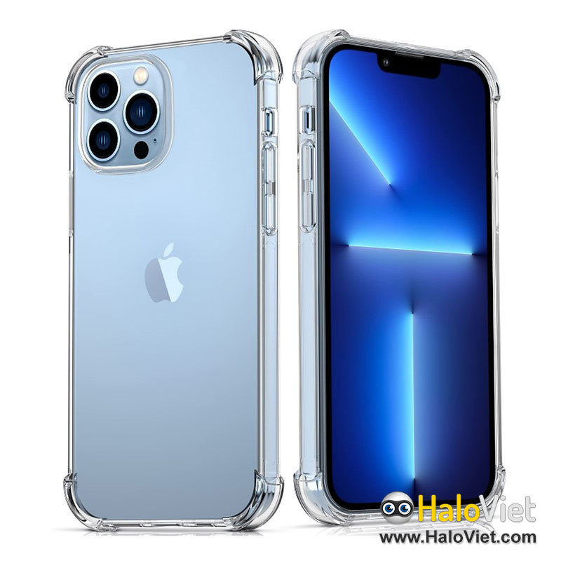 Ốp lưng dẻo silicon trong suốt chống sốc cho iPhone 13 / 13 Pro / 13 Pro Max / 14 / 14 Pro / 14 Plus / 14 Pro Max