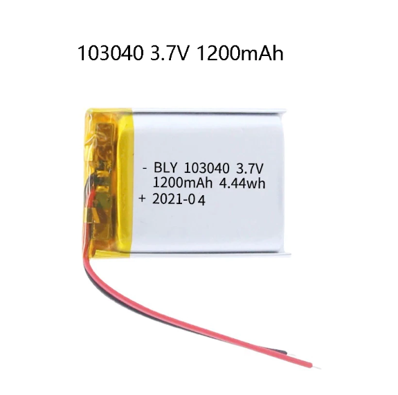 Pin Sạc Polymer 3.7V 1200MAh 103040 Cho tai nghe Mp3 MP4 MP5 GPS PSP Bluetooth