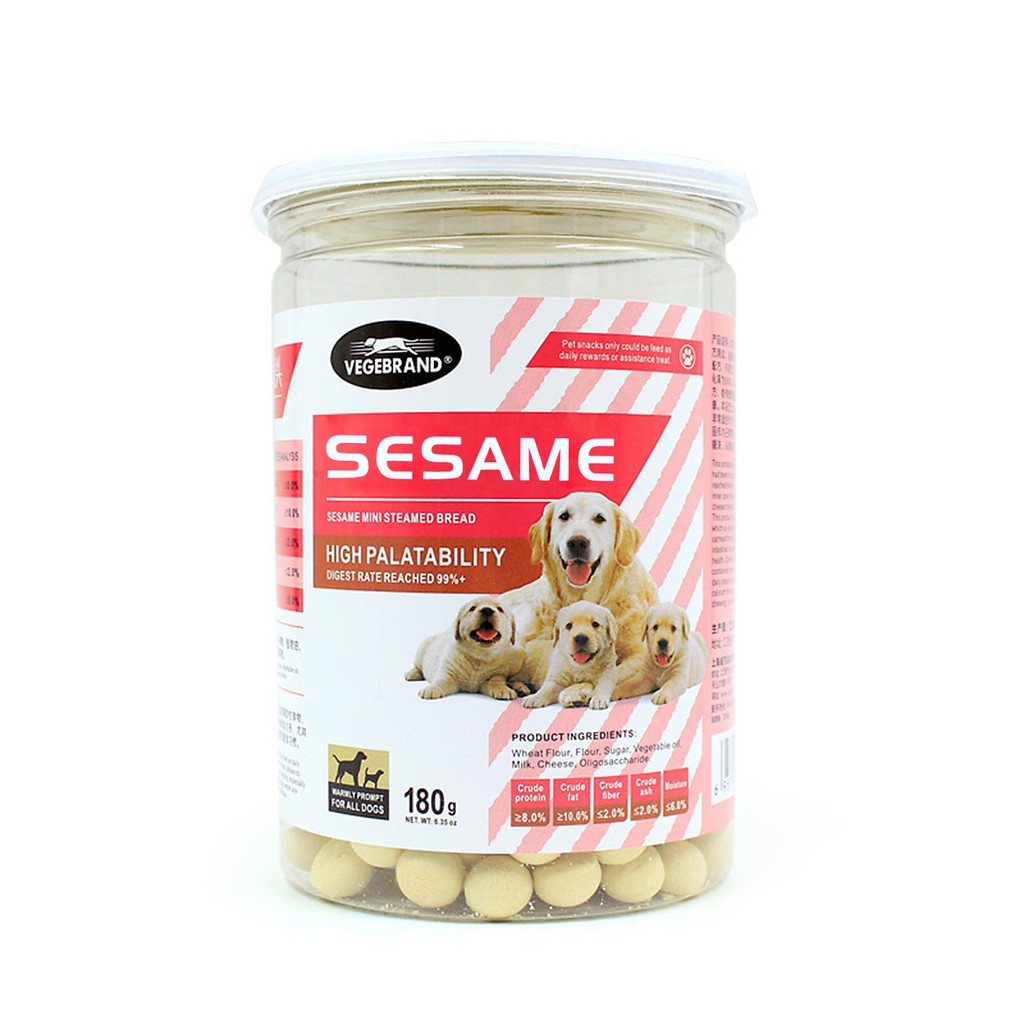 Bánh thưởng SESAME 180g cho chó vị bơ sữa