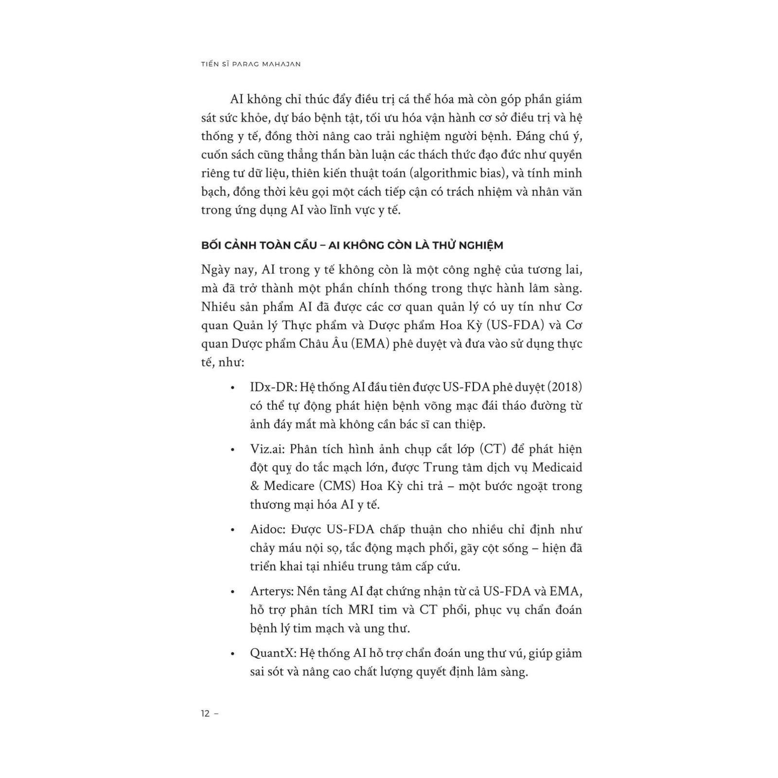 Ứng Dụng AI Trong Y Tế - Học Máy, Học Sâu Và Tương Lai Y Học - Bản Quyền