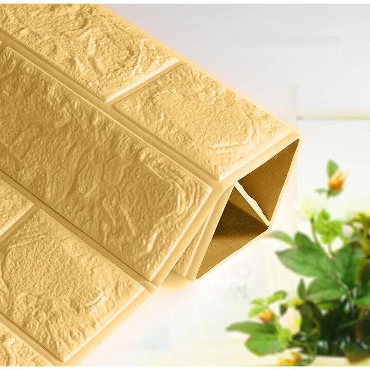 COMBO 10 TẤM - Dán Tường Xốp Giả Gạch Kích Thước 70 X 77