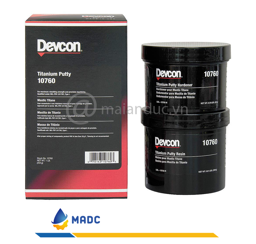 Keo Devcon 10760 Titanium Putty 1 Lb