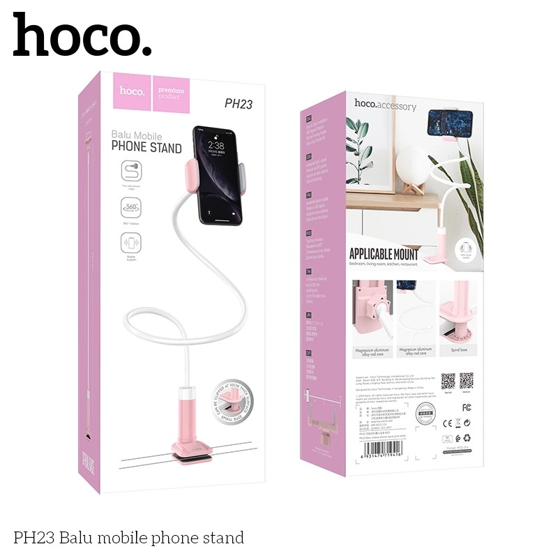 Giá đỡ dạng kẹp đuôi khỉ dành cho điện thoại hoco PH23 - Hàng chính hãng