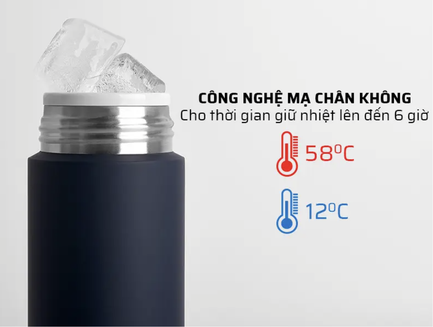 Bình Giữ Nhiệt Xiaomi Thời Gian Giữ Nhiệt 12- 24 Giờ - Hàng Nhập Khẩu