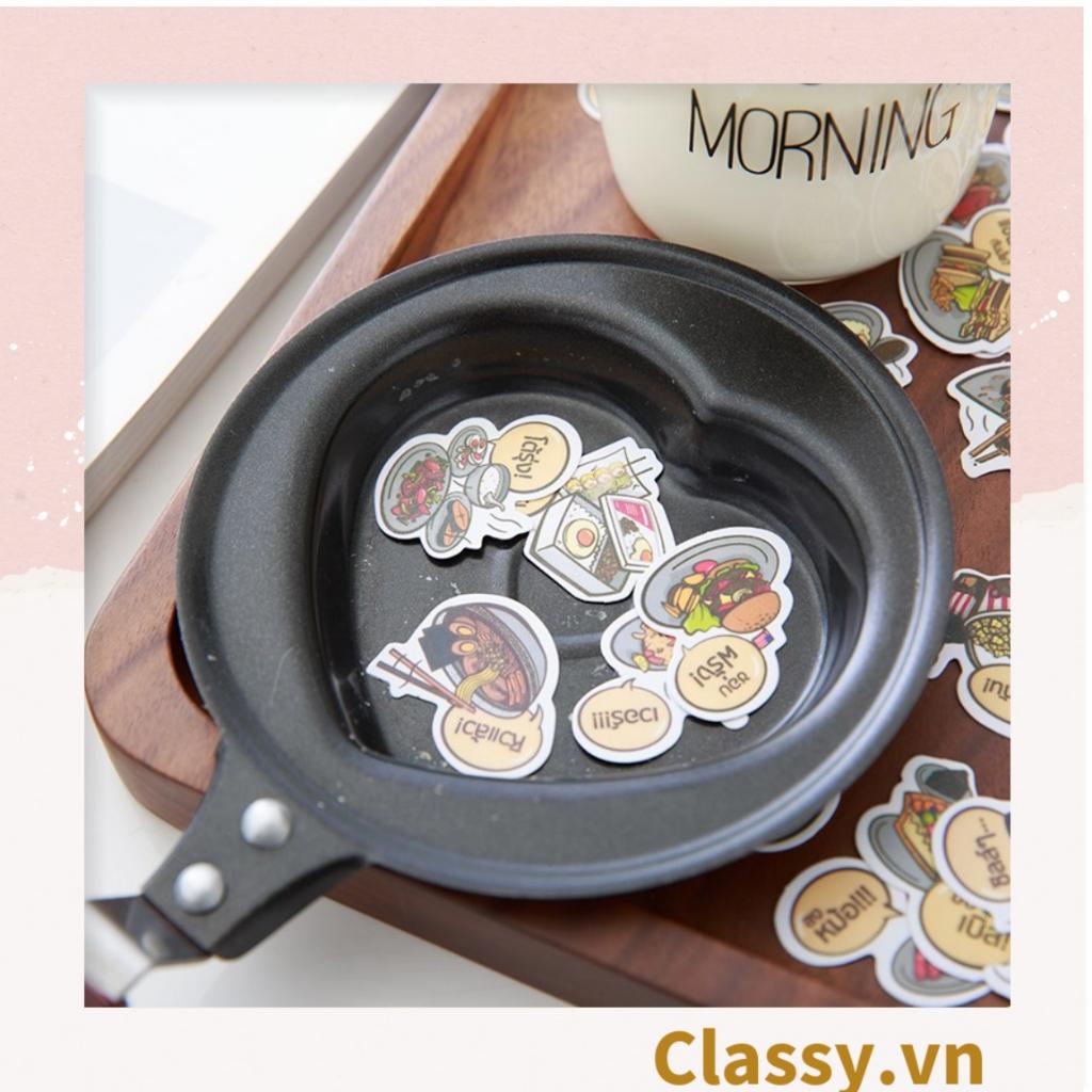 Sticker trang trí mix ngẫu nhiên, dán laptop, điện thoại, sổ, bình nước nhiều họa tiết hoạt hình Classy PK1559