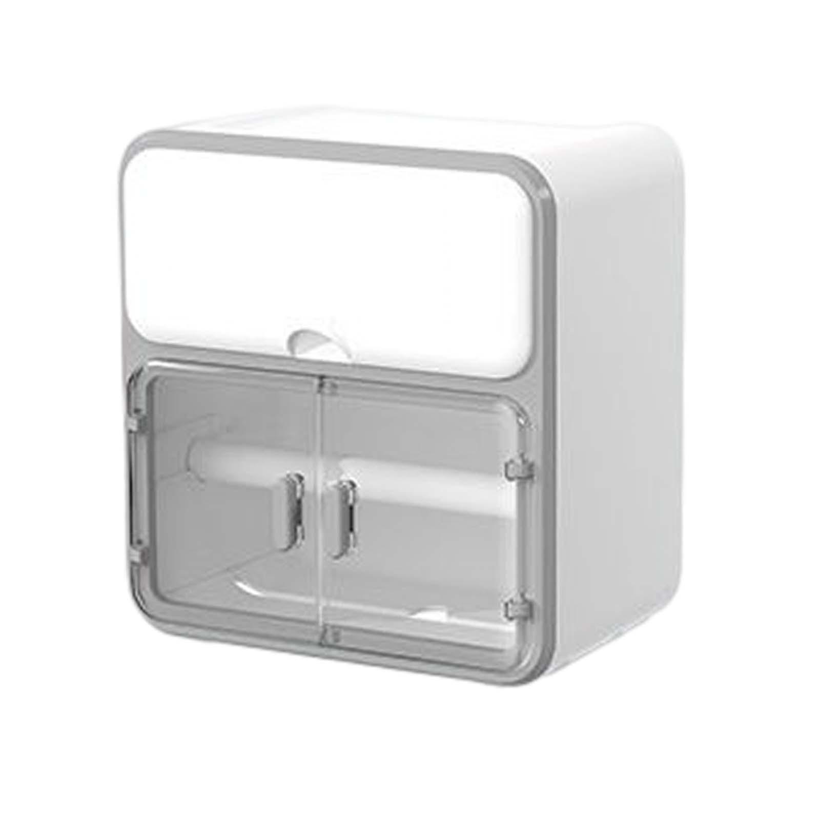 Toilet Paper Holder Storage Box Shelf Roll Paper Holder Waterproof Bathroom