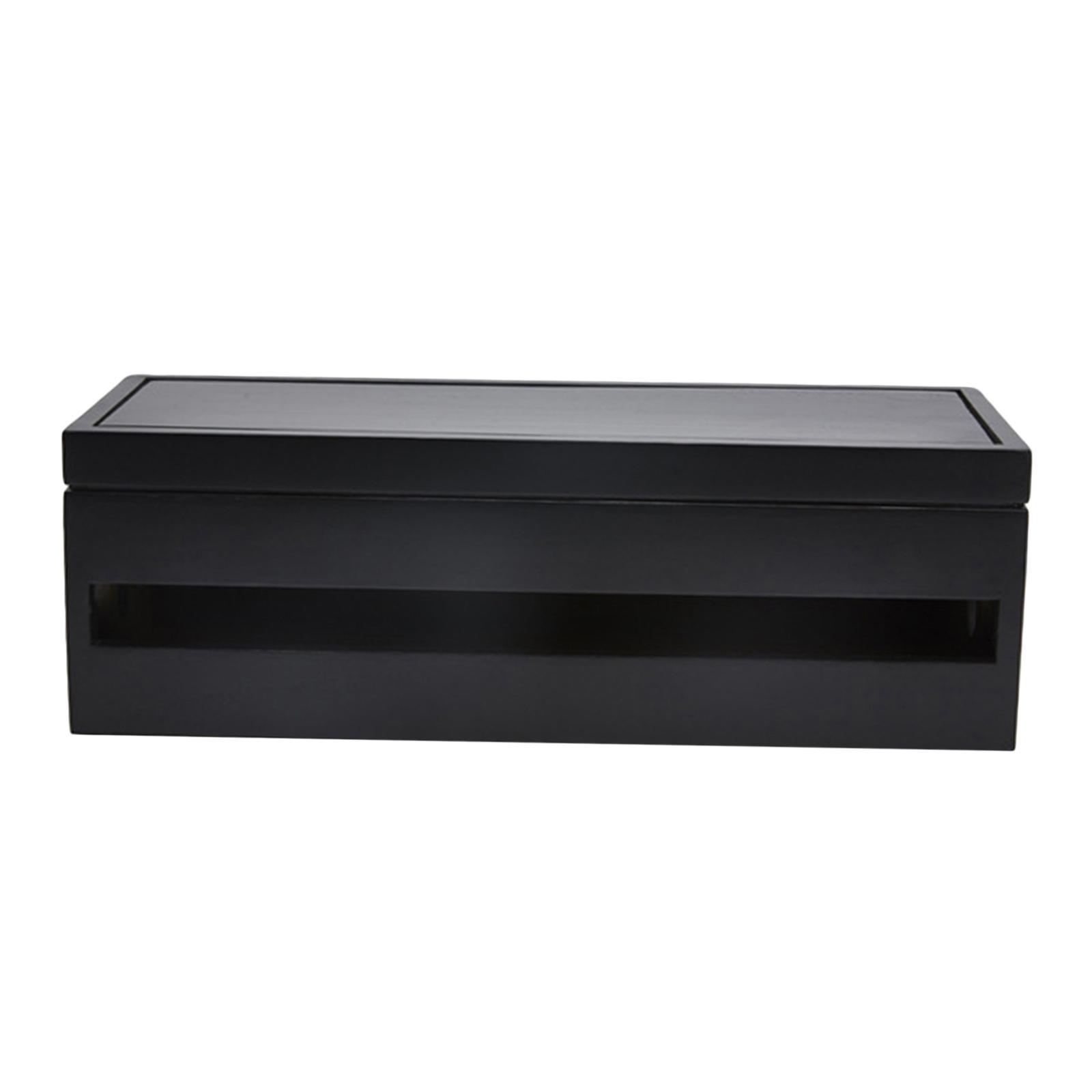Cable Management Box Cord Organizer Wire Hide Charger Storage Black
