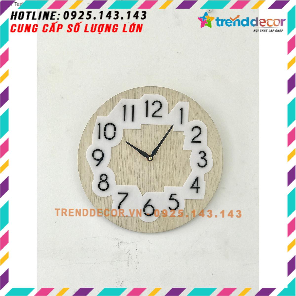 Đồng Hồ Gỗ Treo Tường