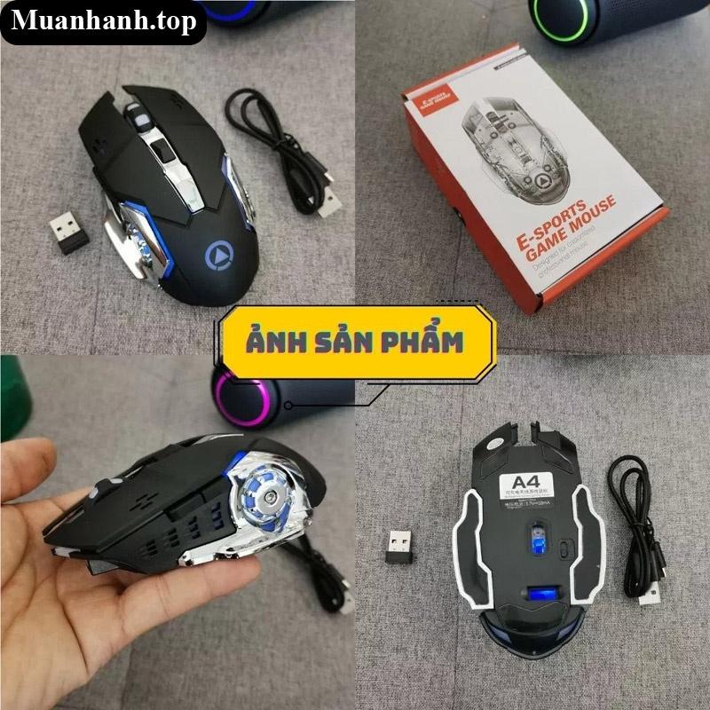 Chuột gaming không dây A4 có đèn led