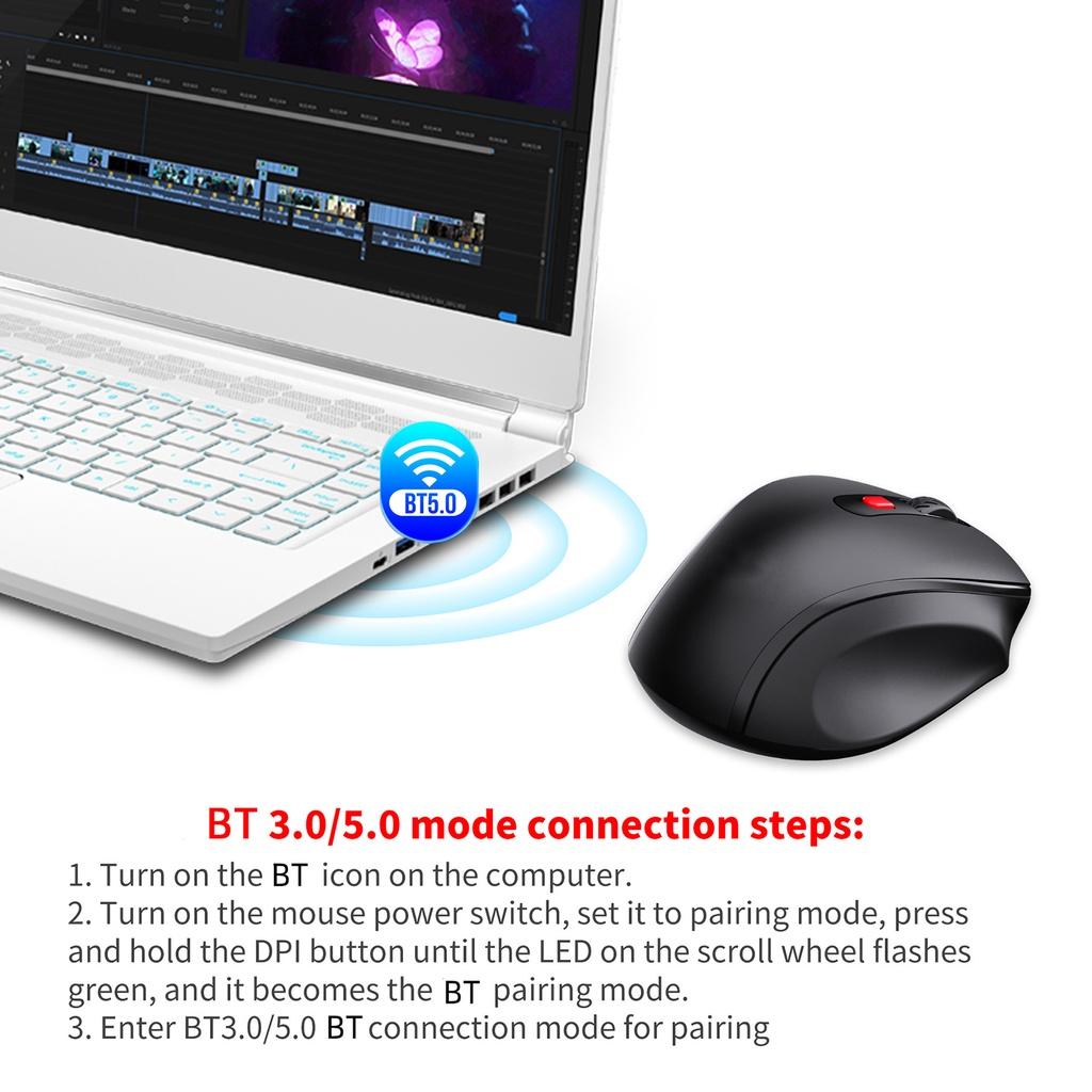 Chuột không dây Bluetooth 6 Nút T67