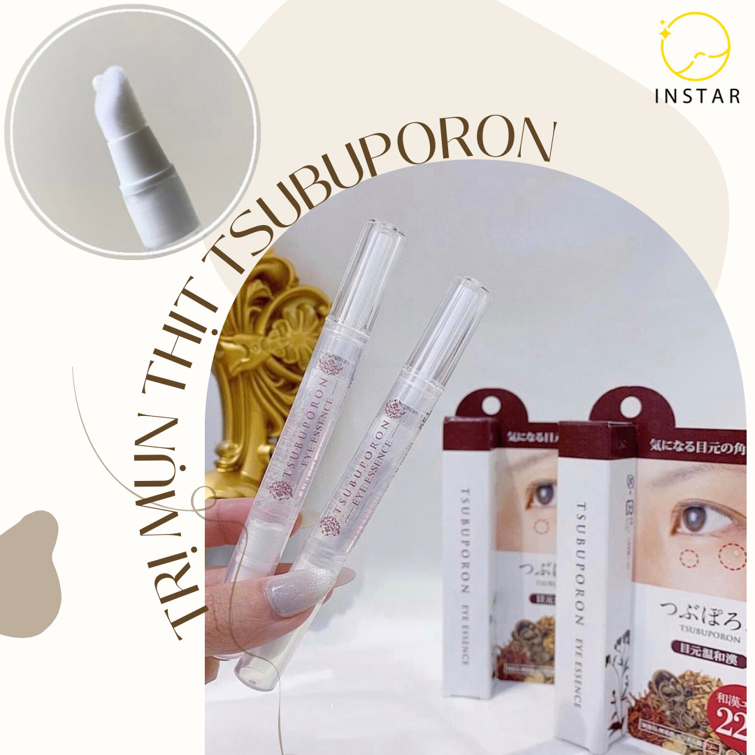 BÚT LÀM MỜ MỤN THỊT VÙNG MẮT TSUBUPORON EYE ESSENCE - XÓA MỤN THỊT NHẬT BẢN