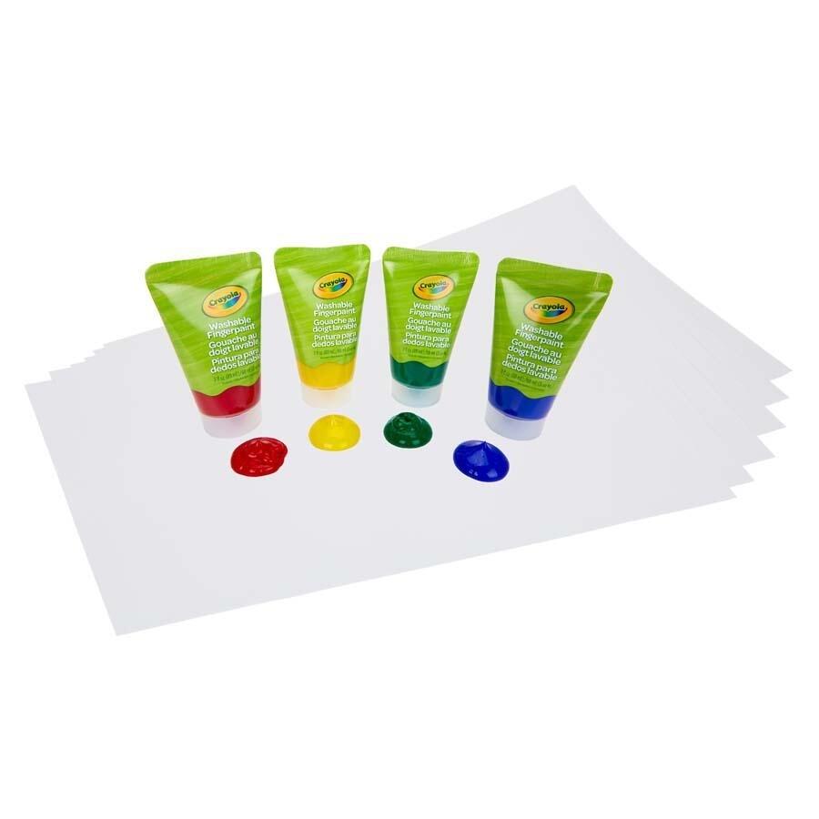 Bộ Màu Nước Rửa Được Cho Bé Washable Fingerpaint Kit - Crayola 811452