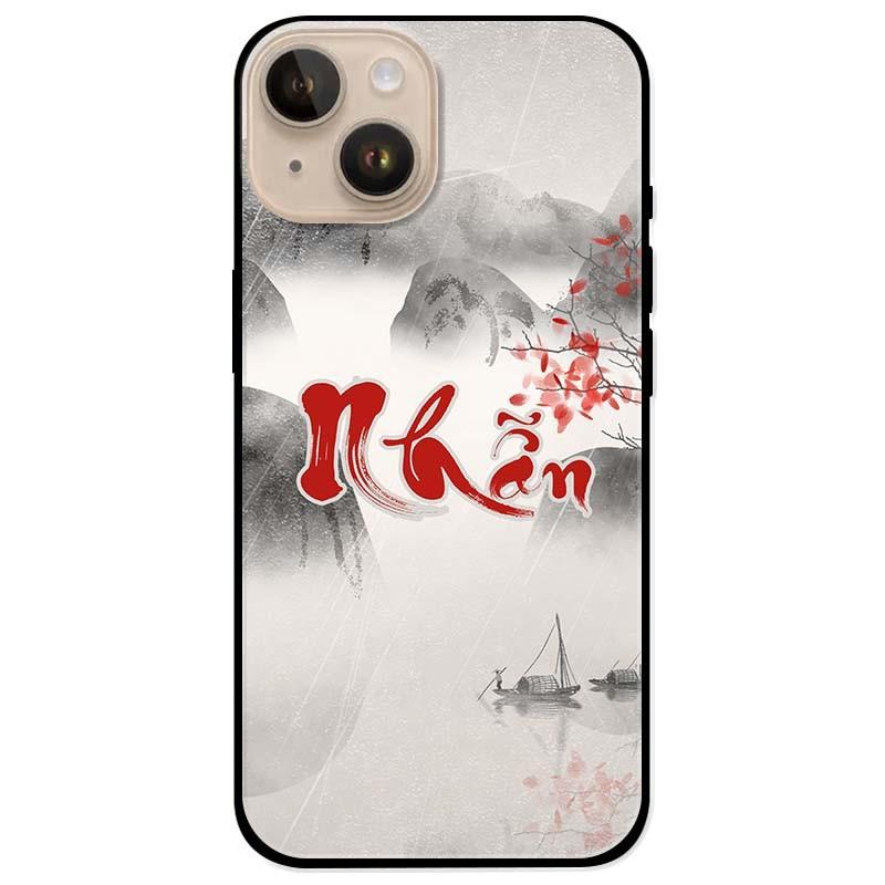 Ốp lưng dành cho Iphone 14 - Iphone 14 Plus - Iphone 14 Pro - Iphone 14 Pro Max - Thư Pháp Nhẫn Đỏ