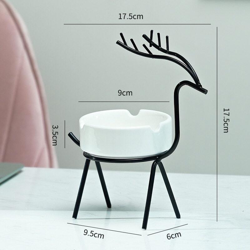 Gạt Tàn Gốm Sứ Phong Cách Bắc Âu Sắt