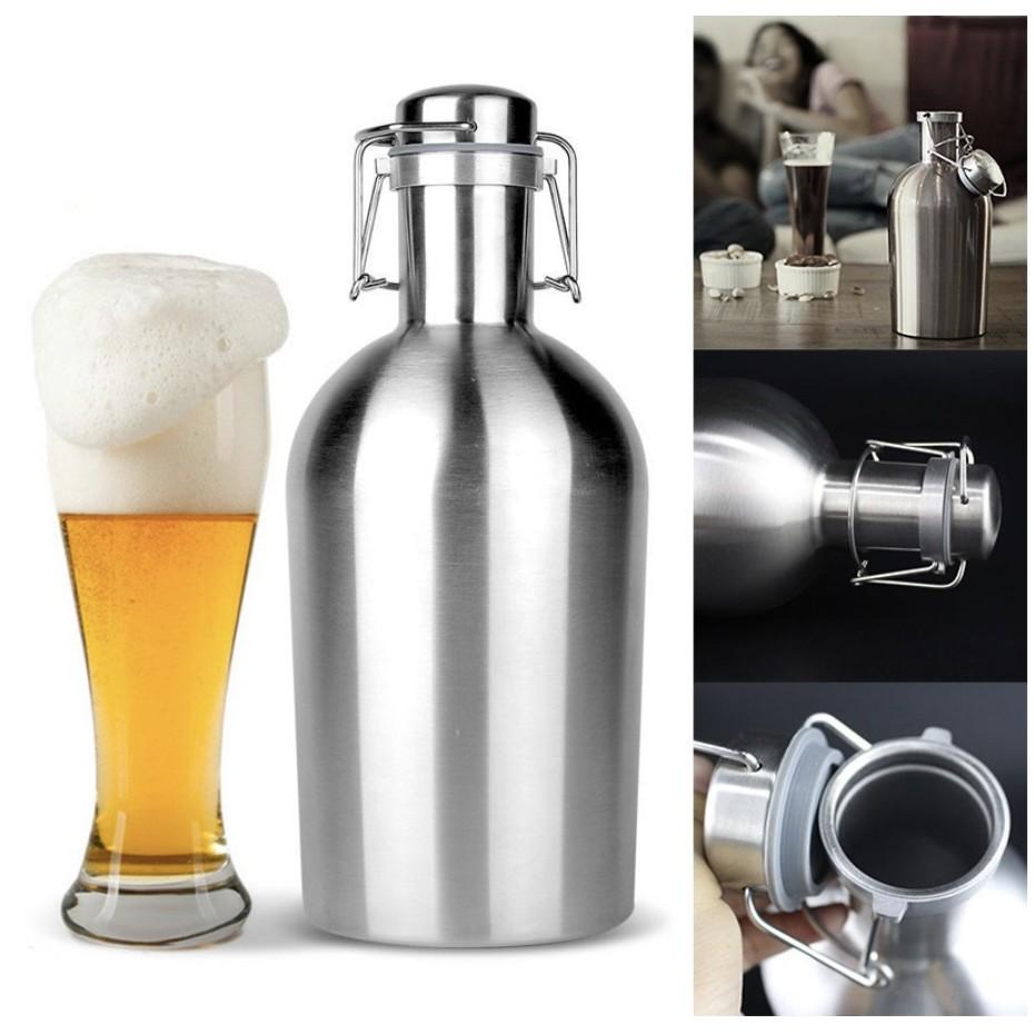 Bình Đựng Bia INOX 304 2L cao cấp