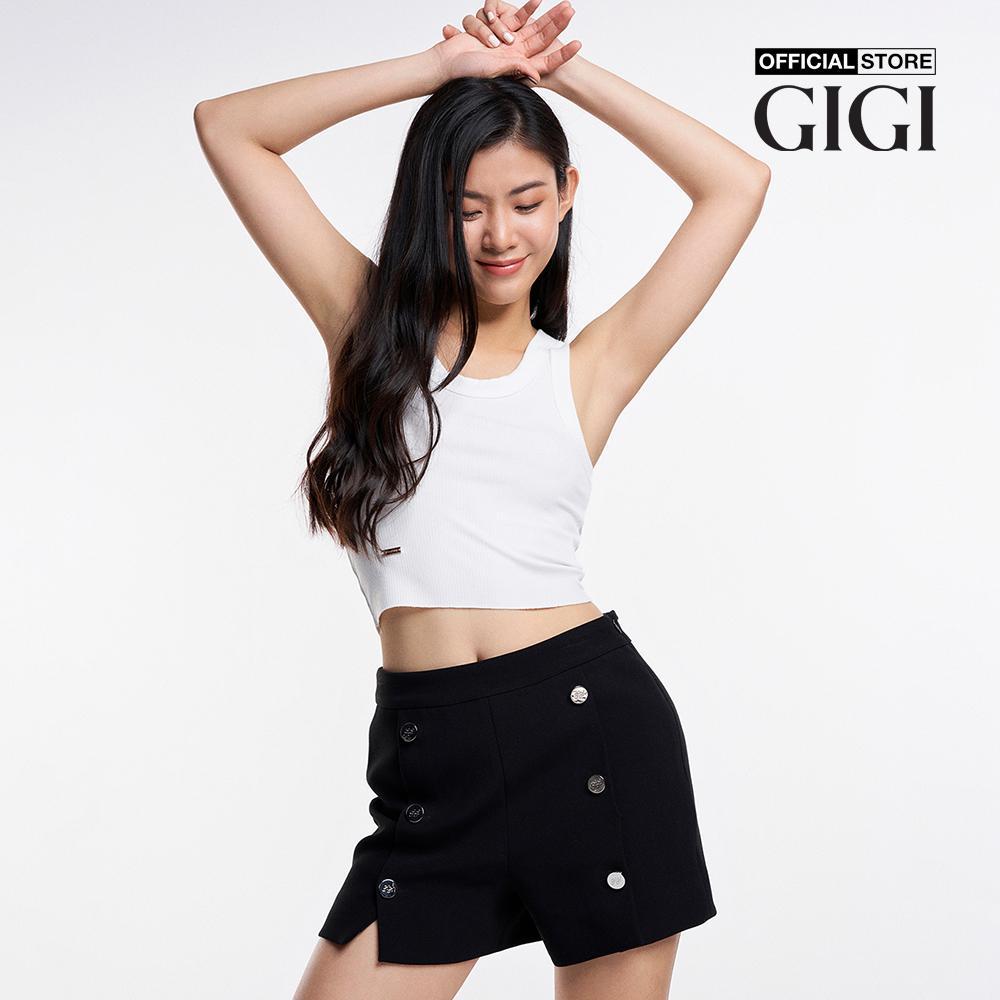 GIGI - Áo ba lỗ nữ croptop phom ôm nữ tính G1208T222266-00