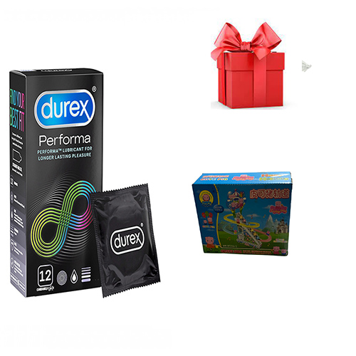 Bao cao su DUREX Ferforma12c TẶNG đồ chơi  cho bé (mẫu ngẫu nhiên)