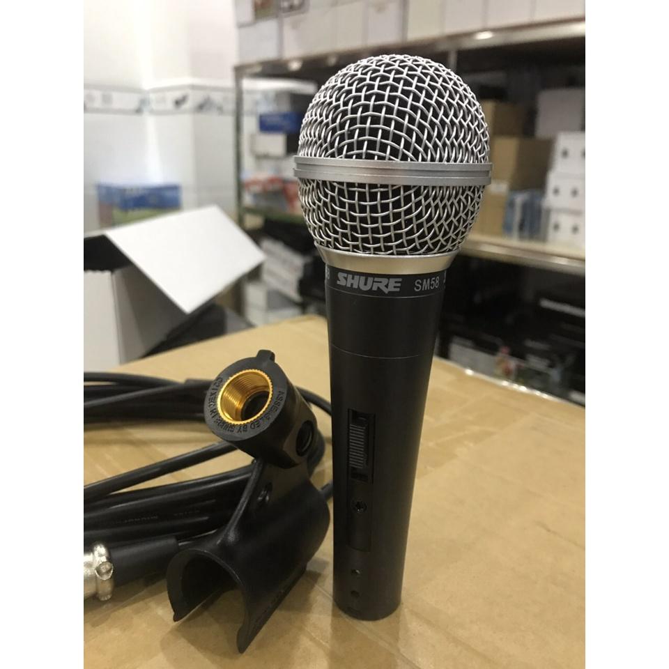 Micro có dây SM-58, mic hát karaoke hay