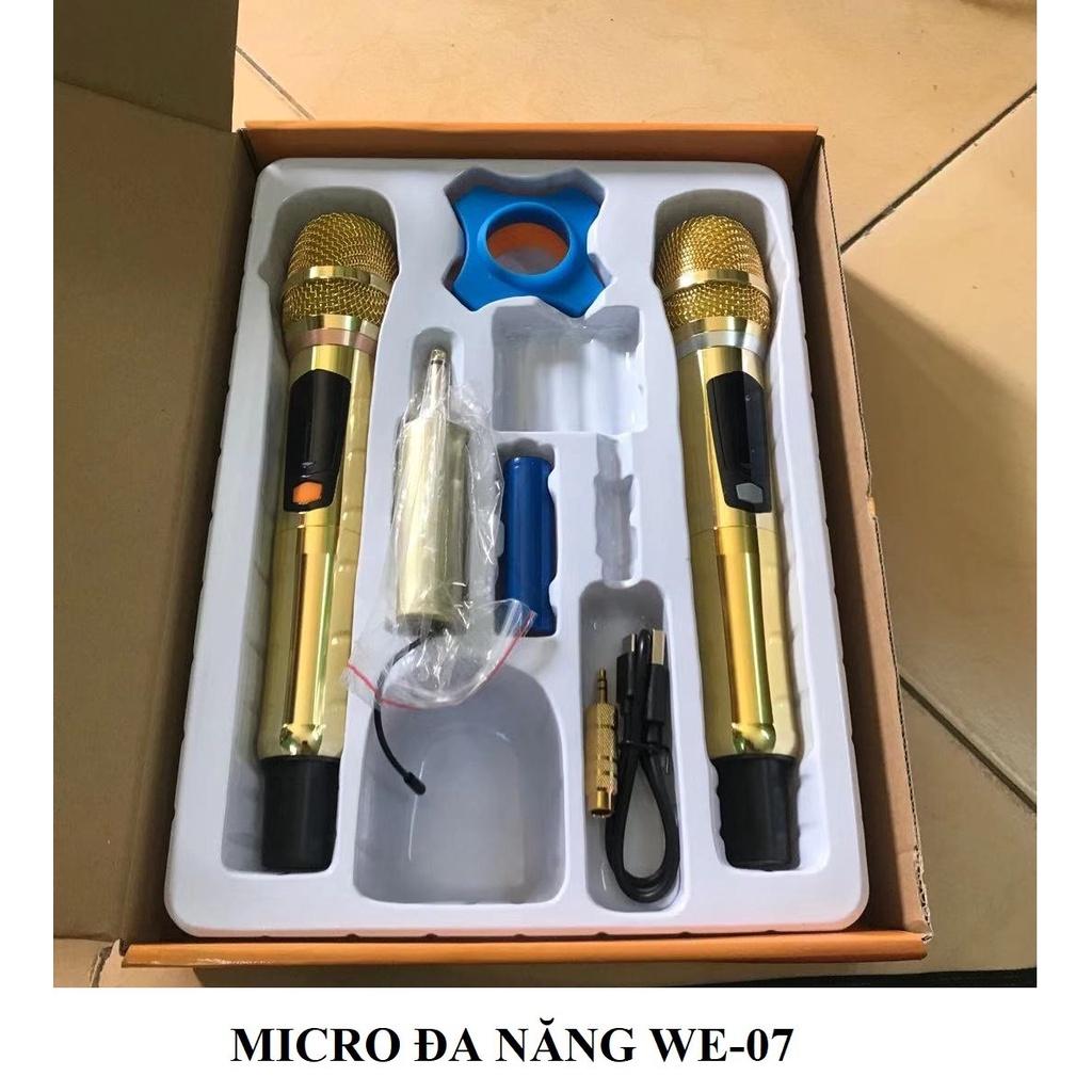 MICRO LOA KÉO LADOMAX WE-07 - Thu âm tốt, âm thanh chuyên nghiệp - Hàng chính hãng