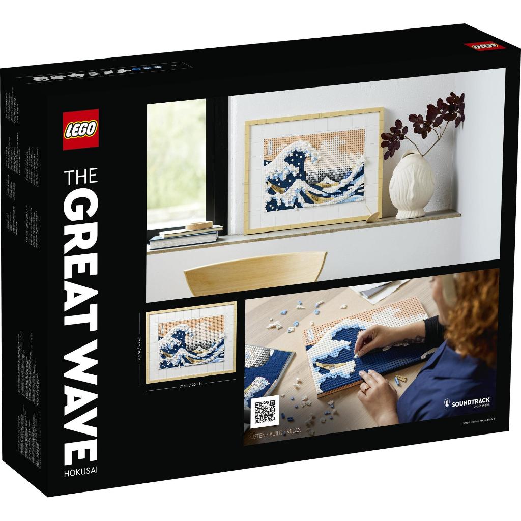 LEGO Art 31208 Đồ chơi lắp ráp Sóng Lừng Ngoài Khơi Kanagawa (1810 chi tiết)