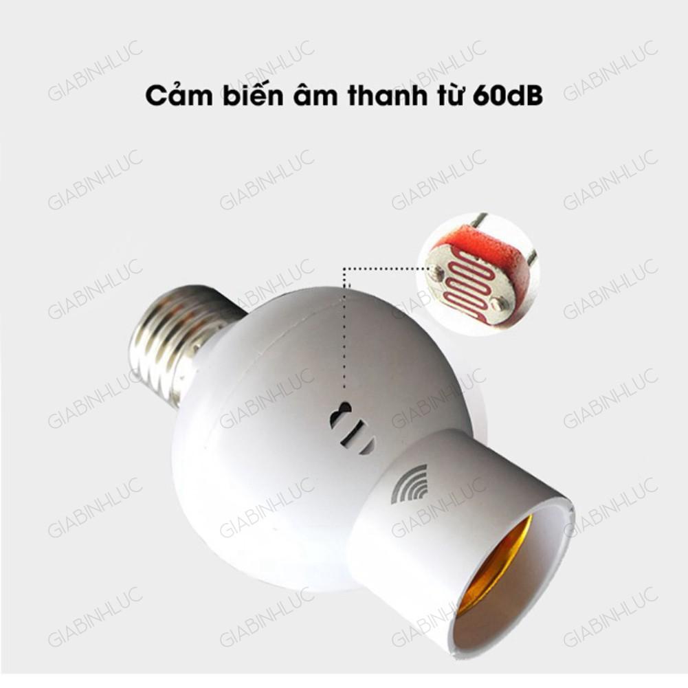 Đuôi Đèn Led Cảm Biến Âm Thanh Cẩm Biến Âm Đến 60dB - Đuôi Đèn Cảm Ứng Tiếng Vỗ Tay Tự Động Phát Sáng