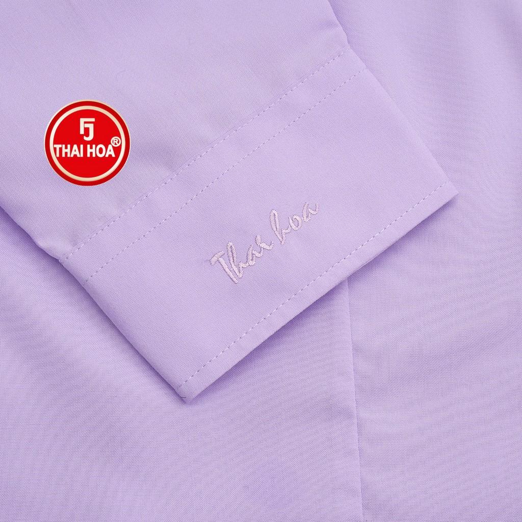 Áo sơ mi thời trang Thái Hòa 047-08-01 vải cotton thoáng mát đa dạng màu sắc